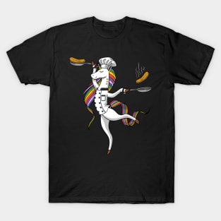 Unicorn Chef Cooking T-Shirt